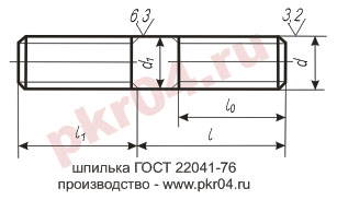 шпилька ГОСТ 22041-76 производство ПКР